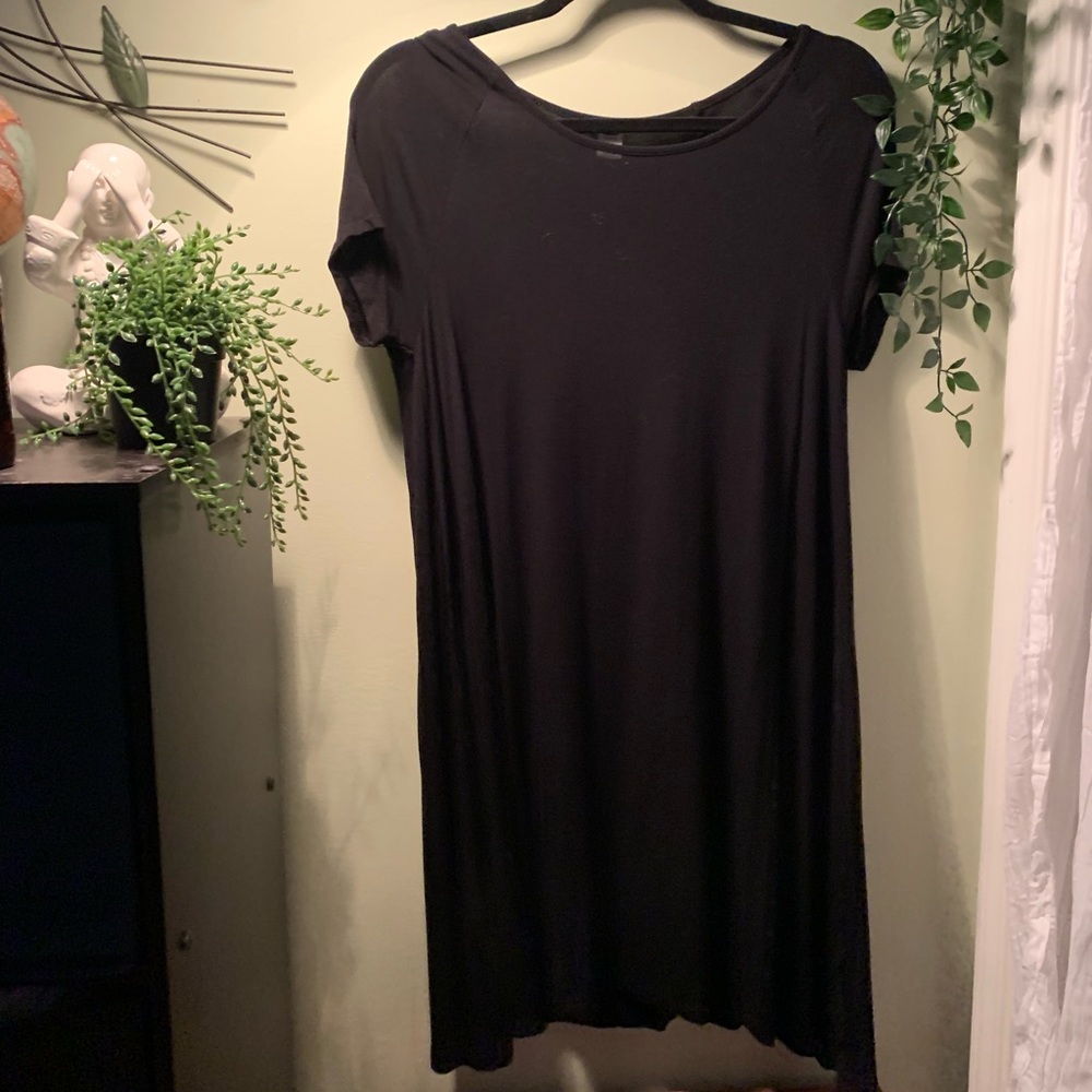 Black old navy t-shirt dress